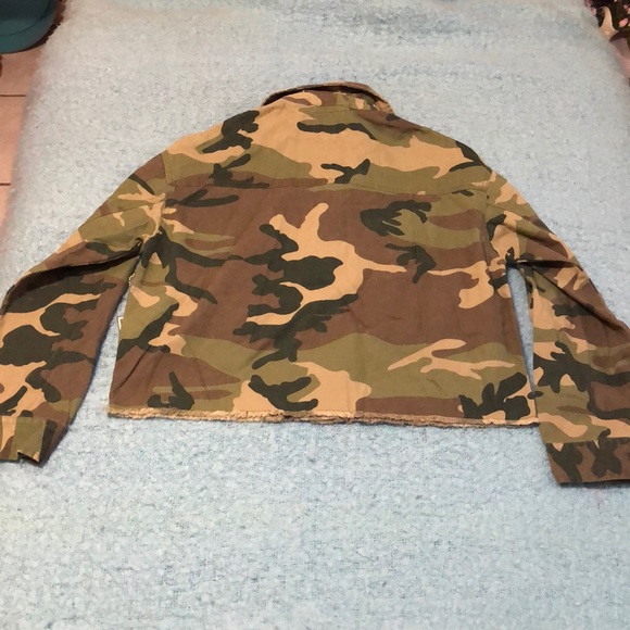 Forever 21 casual jacket olive brown size small - Picture 3 of 3